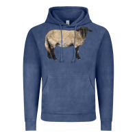 Vintage Denim Suffolk Sheep Vintage Hoodie - LillyAllenDesigns