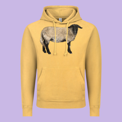 Suffolk Sheep Vintage Hoodie Designed By Lillyallendesigns