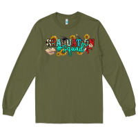 Army Green graduation squad Long Sleeve Tee - NancyCooperArtShop