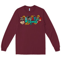 Burgundy graduation squad Long Sleeve Tee - NancyCooperArtShop