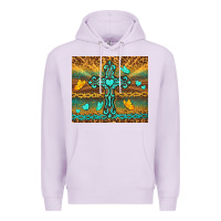 Lilac western cross Premium Hoodie - TumblerDesignByShophia