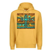 Mustard western cross Premium Hoodie - TumblerDesignByShophia