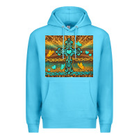 Ocean Blue western cross Premium Hoodie - TumblerDesignByShophia