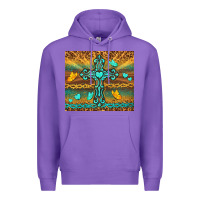 Purple western cross Premium Hoodie - TumblerDesignByShophia
