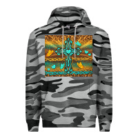Slate Camo western cross Premium Hoodie - TumblerDesignByShophia