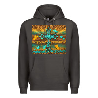 Smoke western cross Premium Hoodie - TumblerDesignByShophia