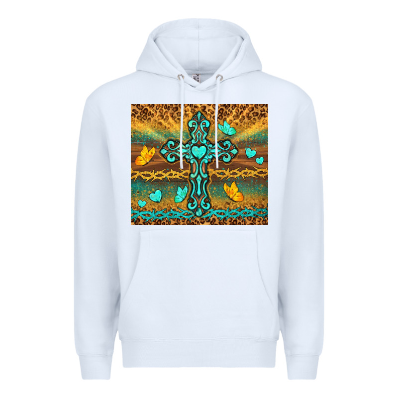 Western Cross Premium Hoodie by TumblerDesignByShophia | Teevron