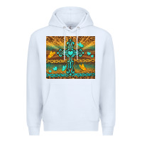 White western cross Premium Hoodie - TumblerDesignByShophia