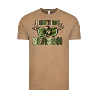 Vintage Coffee hunting season Vintage Tee - MaliasSmallBusiness