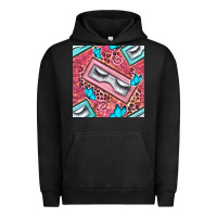Cosmetic Fake Eyelashes And Butterfly With Leopard Seamless Pattern Bb Urban Hoodie | Teevron