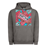 Pigment Tornado cosmetic fake eyelashes and butterfly with leopard seamless pattern bb Urban Hoodie - BundleAndBundleShop