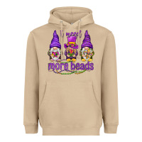 Mushroom I need more beads with gnomies Heavyweight Hoodie - HowdyJamesFarm