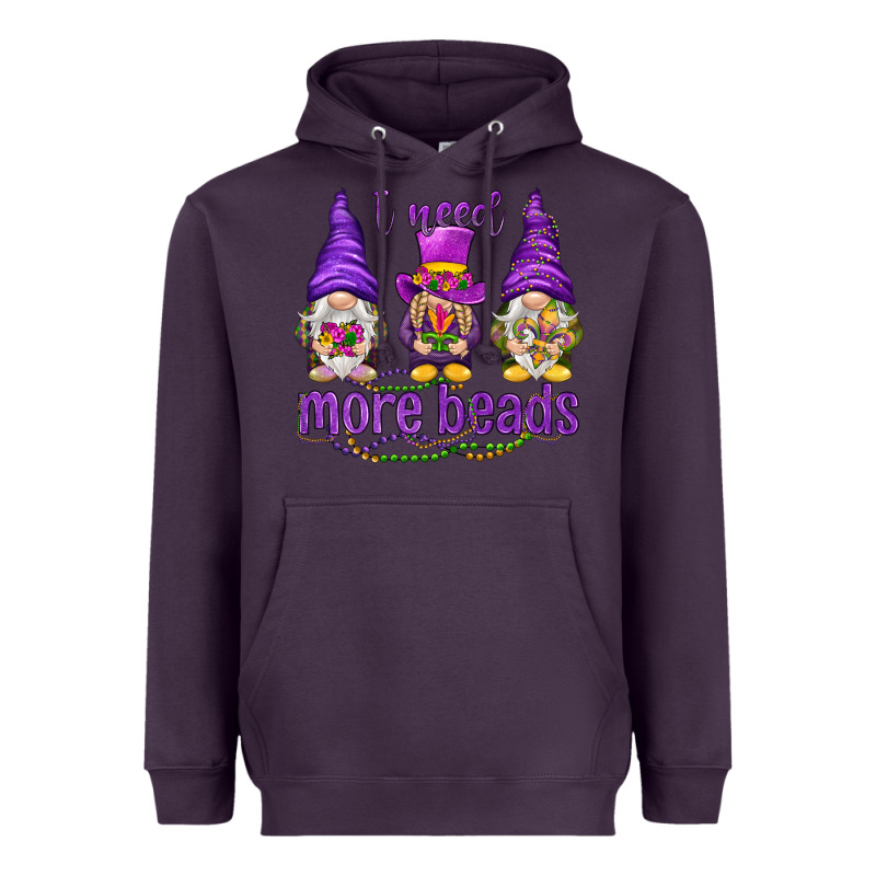 I Need More Beads With Gnomies Heavyweight Hoodie by HowdyJamesFarm | Teevron