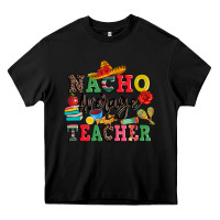 Black nacho average teacher Heavy Core Tee - JahusDesignShop