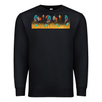 Black native American feathers Premium Sweatshirt - TumblerDesignByShophia