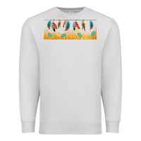 Dove Grey native American feathers Premium Sweatshirt - TumblerDesignByShophia