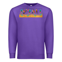 Purple native American feathers Premium Sweatshirt - TumblerDesignByShophia