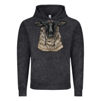Vintage Black Suffolk Sheep Head Vintage Hoodie - LillyAllenDesigns