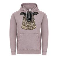 Vintage Zinc Suffolk Sheep Head Vintage Hoodie - LillyAllenDesigns