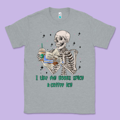 I Like My Books Spicy And Coffee Icy Classic Tee Designed By Maliassmallbusiness