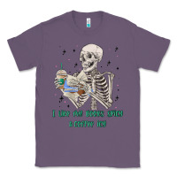 Lavender i like my books spicy and coffee icy Classic Tee - MaliasSmallBusiness