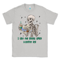 Moon Dust i like my books spicy and coffee icy Classic Tee - MaliasSmallBusiness