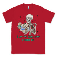 Red i like my books spicy and coffee icy Classic Tee - MaliasSmallBusiness