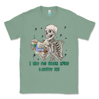 Sage i like my books spicy and coffee icy Classic Tee - MaliasSmallBusiness