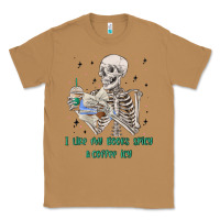 Toasted Coconut i like my books spicy and coffee icy Classic Tee - MaliasSmallBusiness