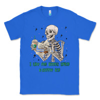 True Royal i like my books spicy and coffee icy Classic Tee - MaliasSmallBusiness