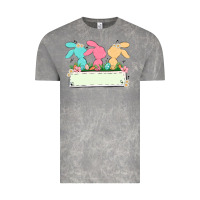 Cloud Rock easter bunny trio Vintage Tee - MaliasSmallBusiness