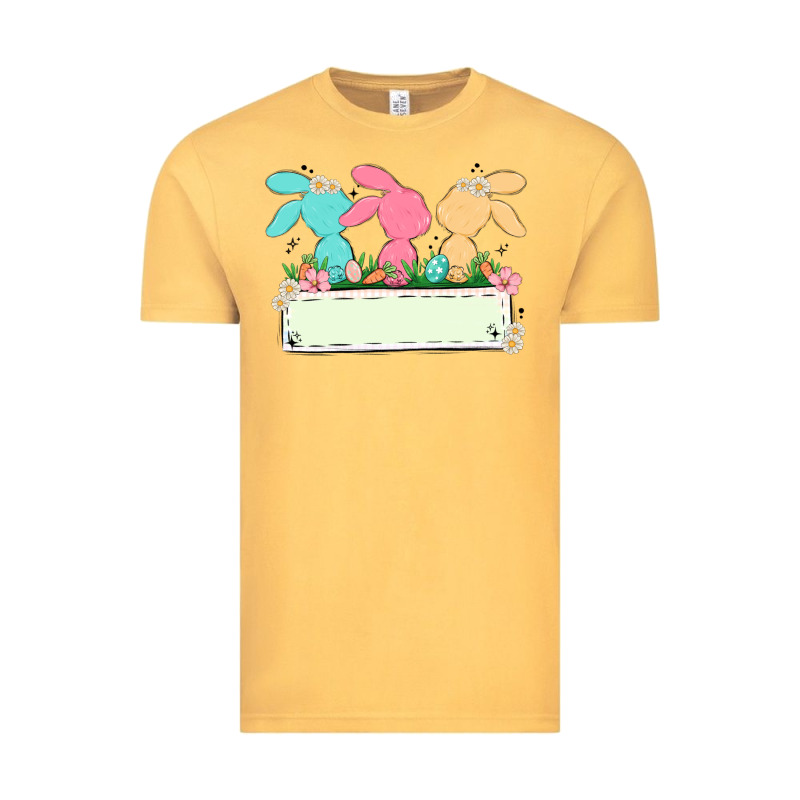 Easter Bunny Trio Vintage Tee by MaliasSmallBusiness | Teevron