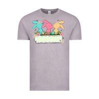 Vintage Zinc easter bunny trio Vintage Tee - MaliasSmallBusiness