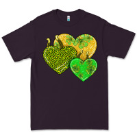 Plum st patricks day hearts Premium Tee - AdoDesignShop