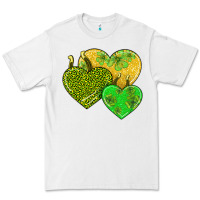 White st patricks day hearts Premium Tee - AdoDesignShop