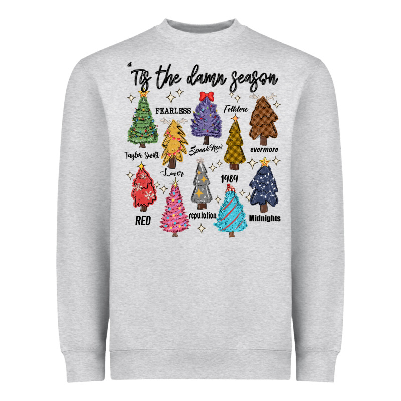 Tis The Damn Season Music Heavyweight Sweatshirt by MaliasSmallBusiness | Teevron