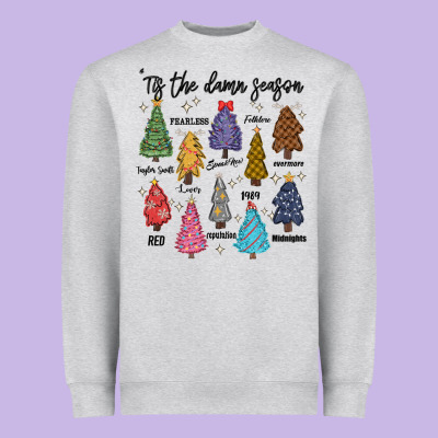 Tis The Damn Season Music Heavyweight Sweatshirt Designed By Maliassmallbusiness