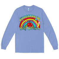 Colony Blue educator of tiny humans Long Sleeve Tee - NancyCooperArtShop