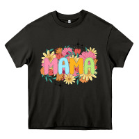 Asphalt floral mama Heavy Core Tee - JahusDesignShop