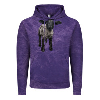 Cloud Purple suffolk baby sheep Vintage Hoodie - LillyAllenDesigns