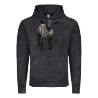 Vintage Black suffolk baby sheep Vintage Hoodie - LillyAllenDesigns