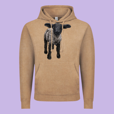 Suffolk Baby Sheep Vintage Hoodie Designed By Lillyallendesigns