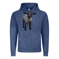 Vintage Denim suffolk baby sheep Vintage Hoodie - LillyAllenDesigns
