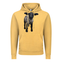 Vintage Mustard suffolk baby sheep Vintage Hoodie - LillyAllenDesigns