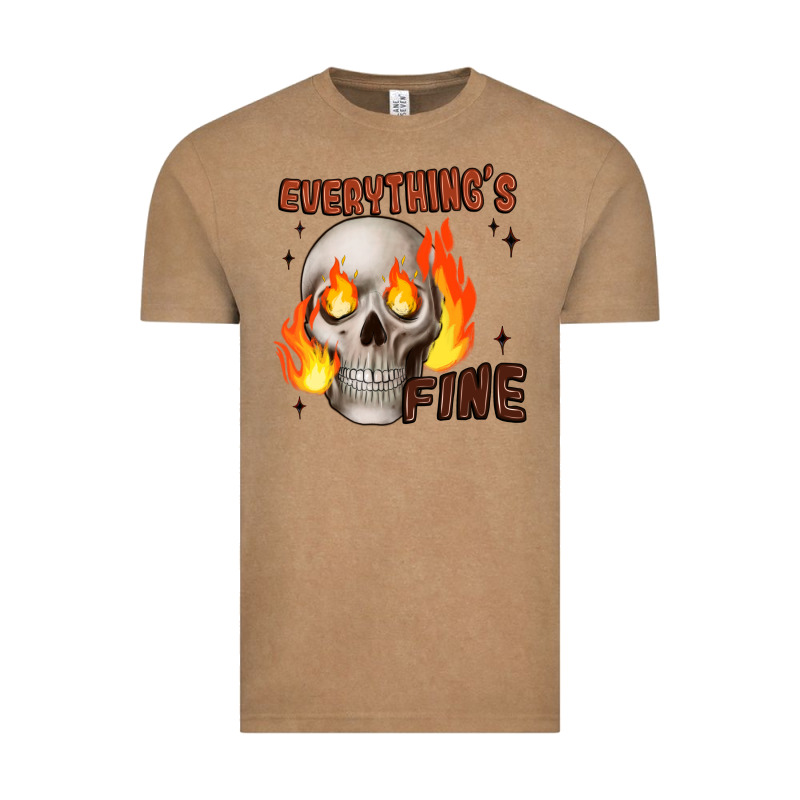 Everythings Fine Vintage Tee by JahusDesignShop | Teevron