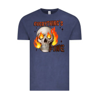 Vintage Denim everythings fine Vintage Tee - JahusDesignShop