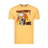 Vintage Mustard everythings fine Vintage Tee - JahusDesignShop