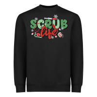 Black scrub life Heavyweight Sweatshirt - MaliasSmallBusiness
