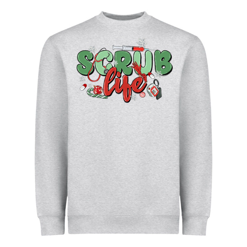 Scrub Life Heavyweight Sweatshirt by MaliasSmallBusiness | Teevron