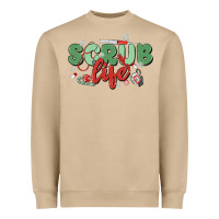 Mushroom scrub life Heavyweight Sweatshirt - MaliasSmallBusiness